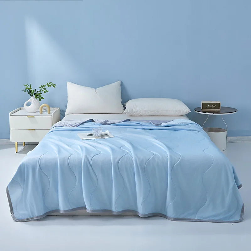 Appalachian Cool-Air Quilt with Double Side Cold & Cooling Fabric Technology- Summer Ice Silk Breathable Blanket