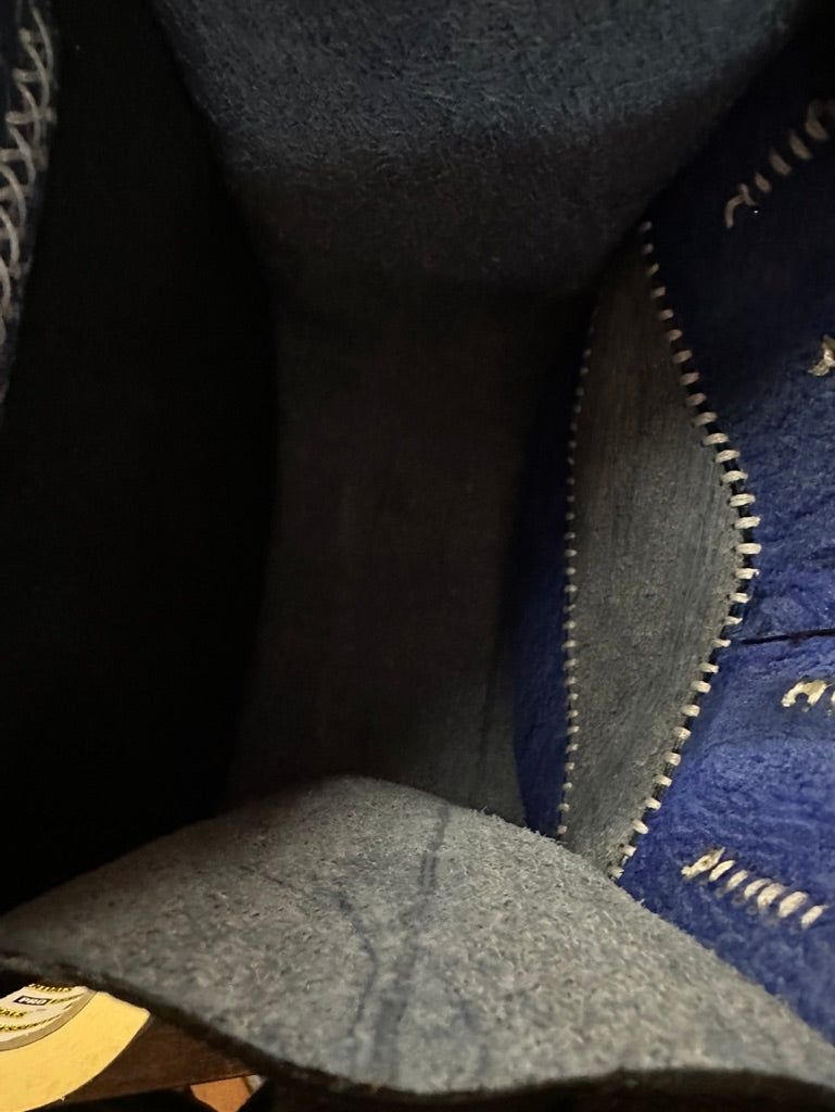 Exotic Sharkskin Leather Shotgun Shell Ammo Bag - Sporting Clay Belt Pouch