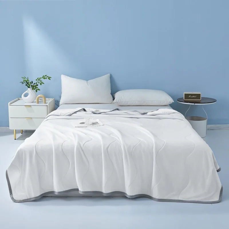 Appalachian Cool-Air Quilt with Double Side Cold & Cooling Fabric Technology- Summer Ice Silk Breathable Blanket