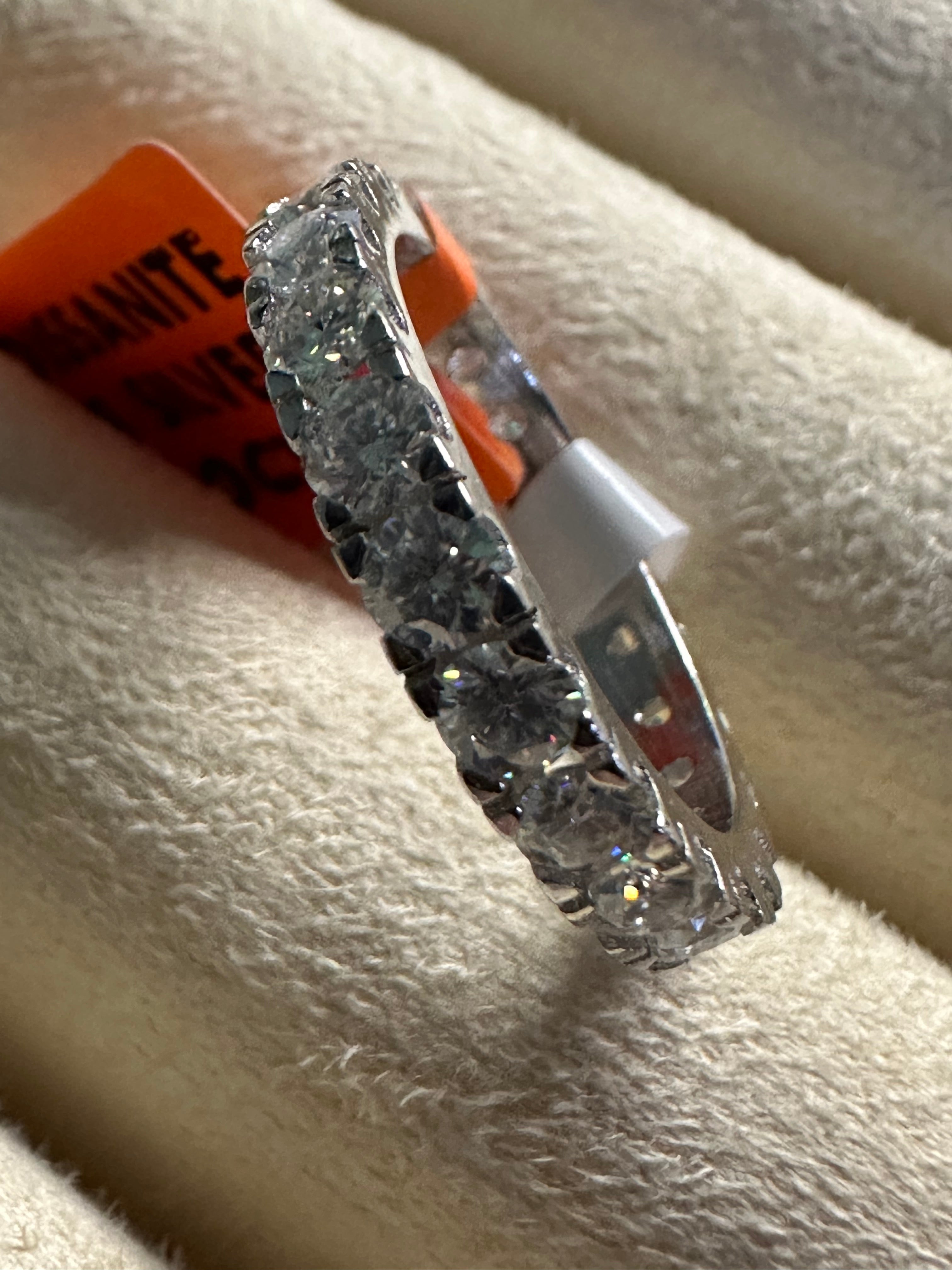 Silver eternity band
