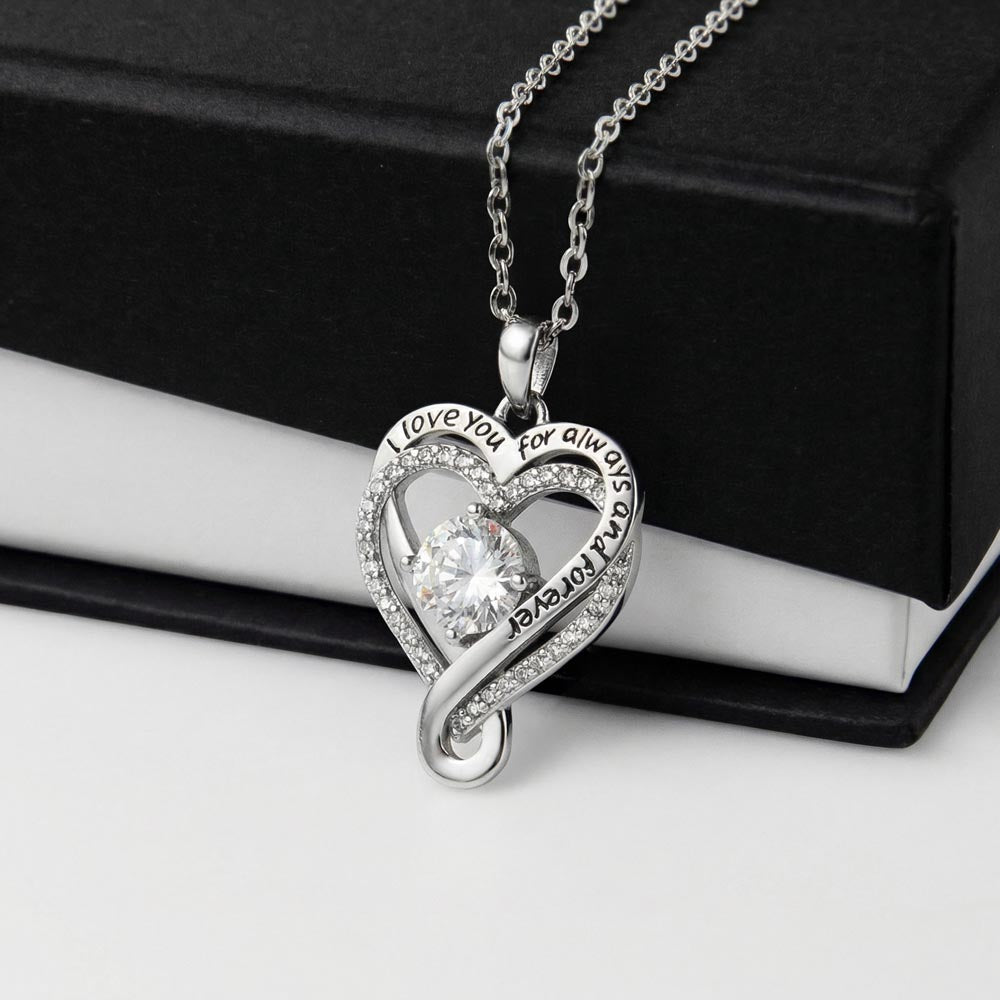 Double Hearts - Love You Always Necklace