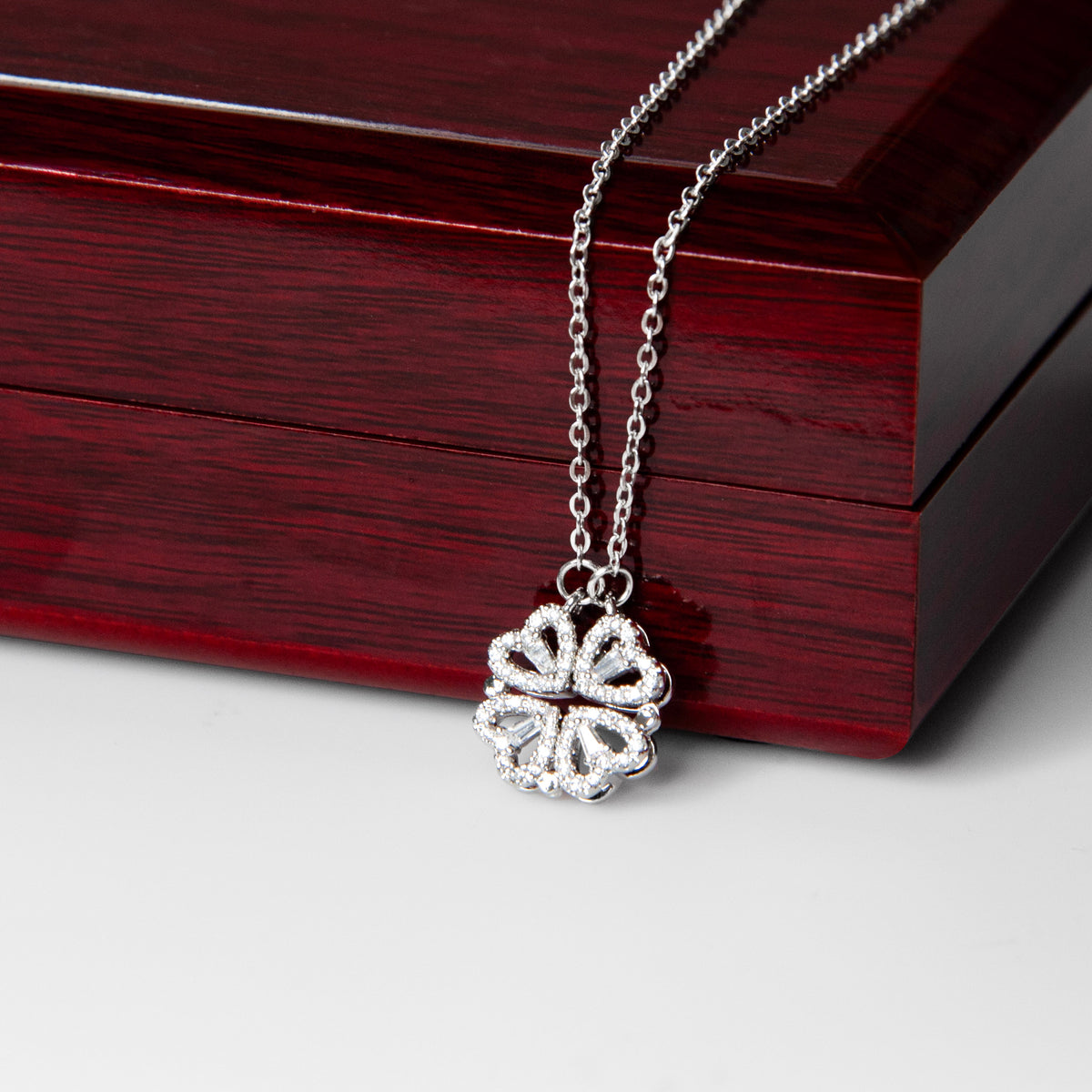 Magnetic Four Hearts Necklace