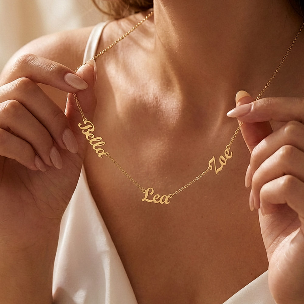 Multi-Name Necklace - Two or Three Names