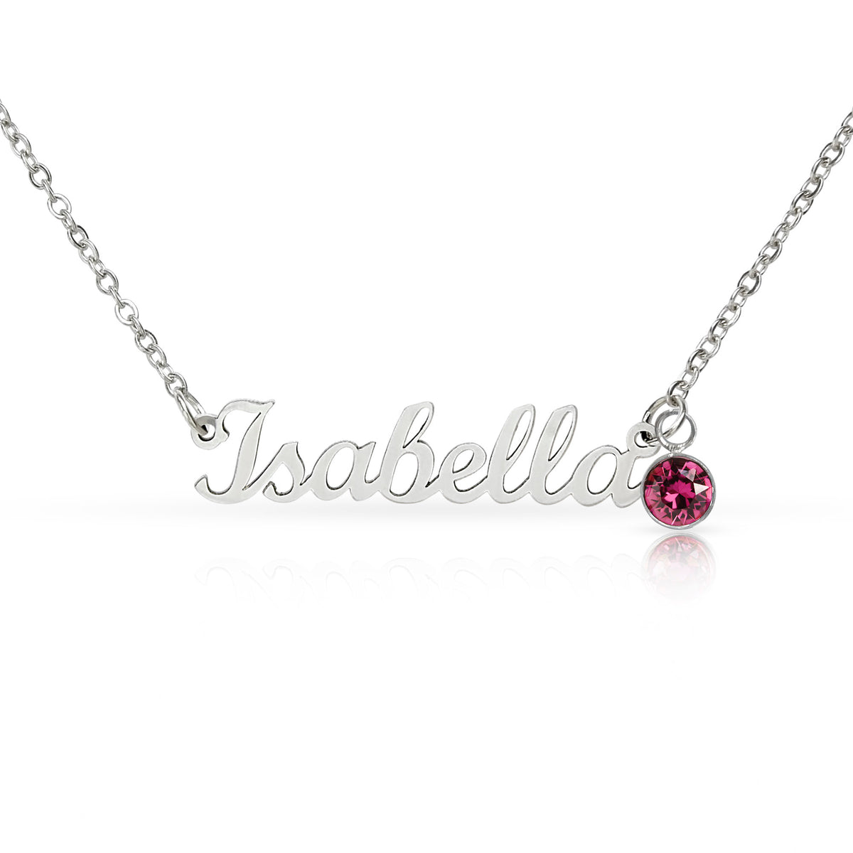Personalize this Name Necklace with Birthstone - BEAUTIFUL!
