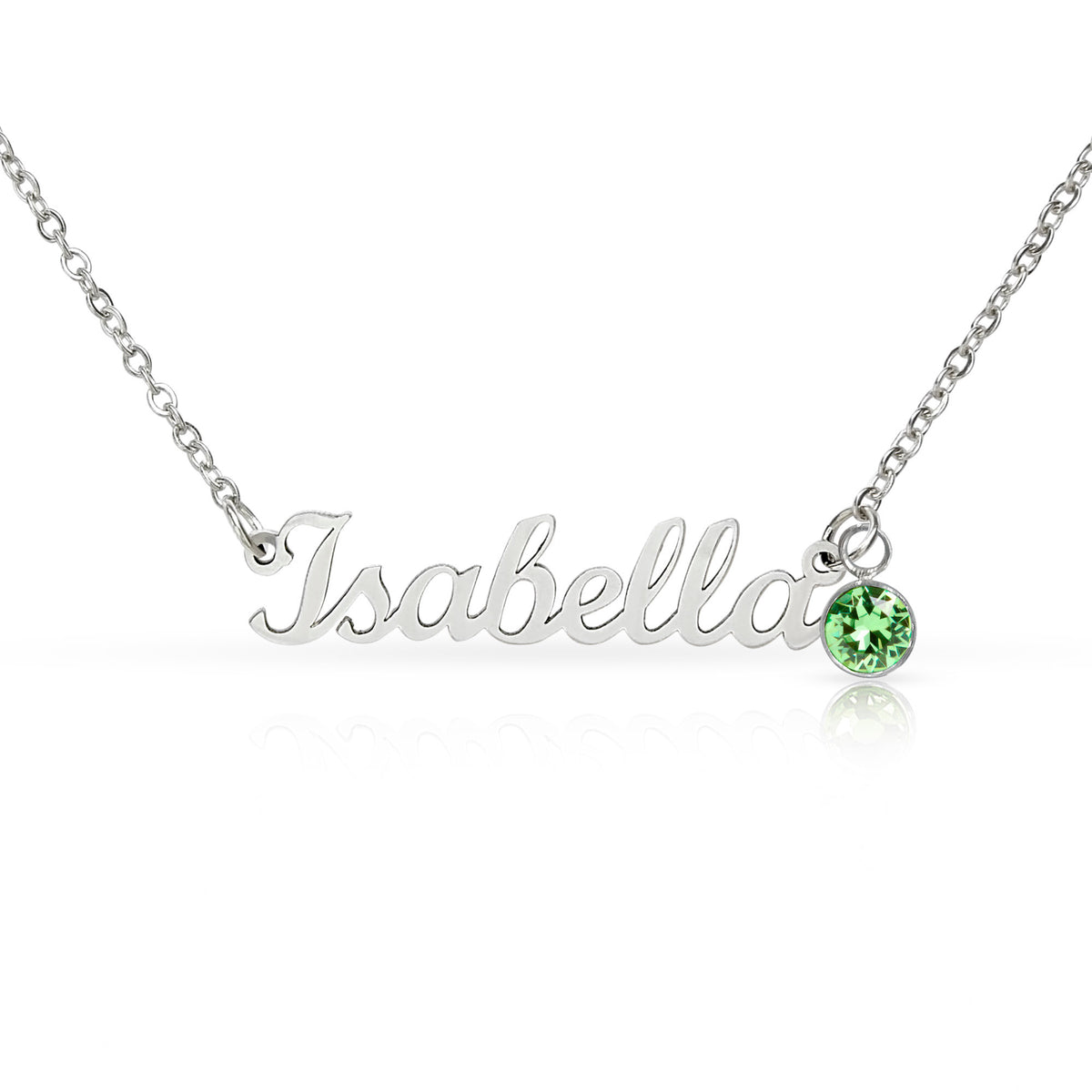 Personalize this Name Necklace with Birthstone - BEAUTIFUL!