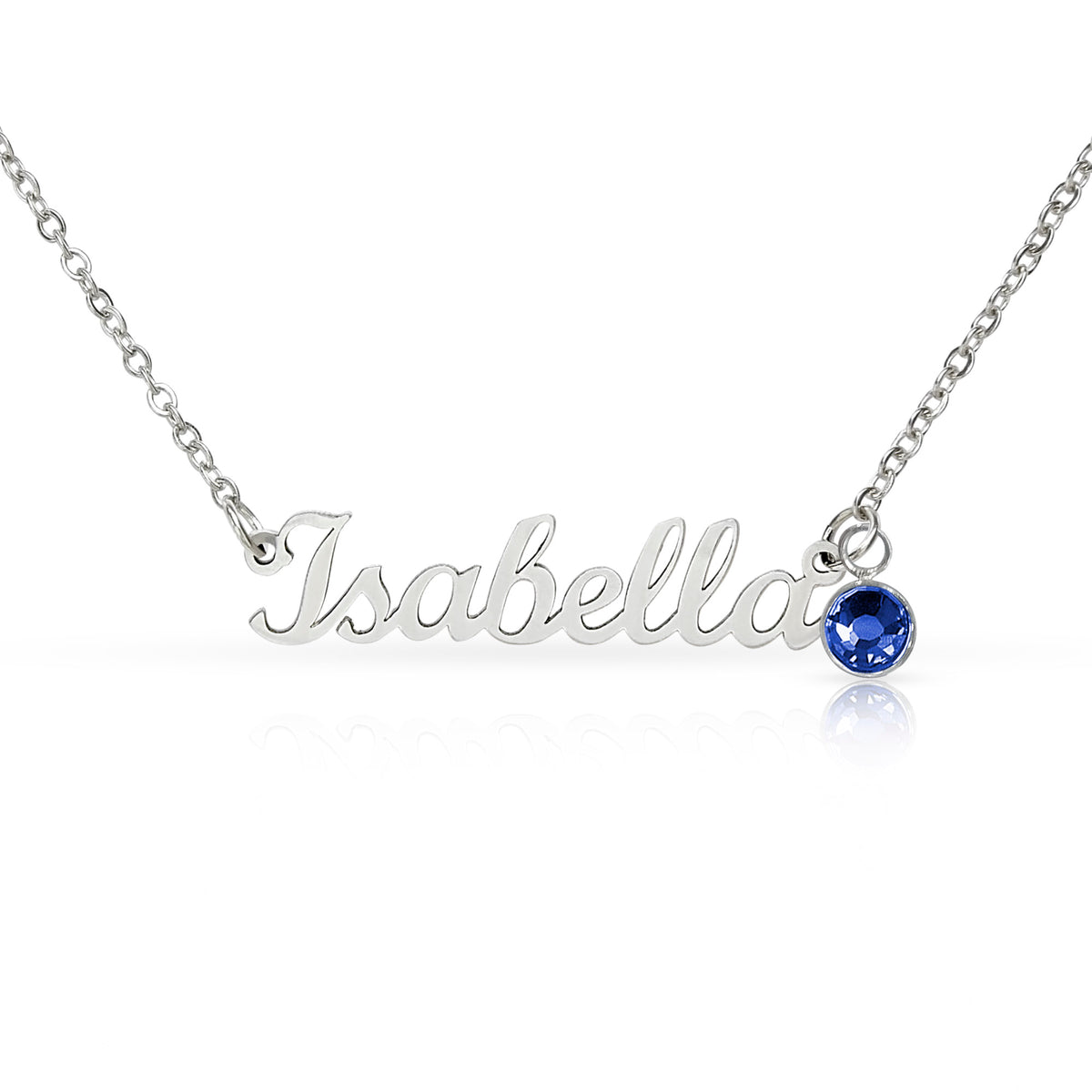 Personalize this Name Necklace with Birthstone - BEAUTIFUL!