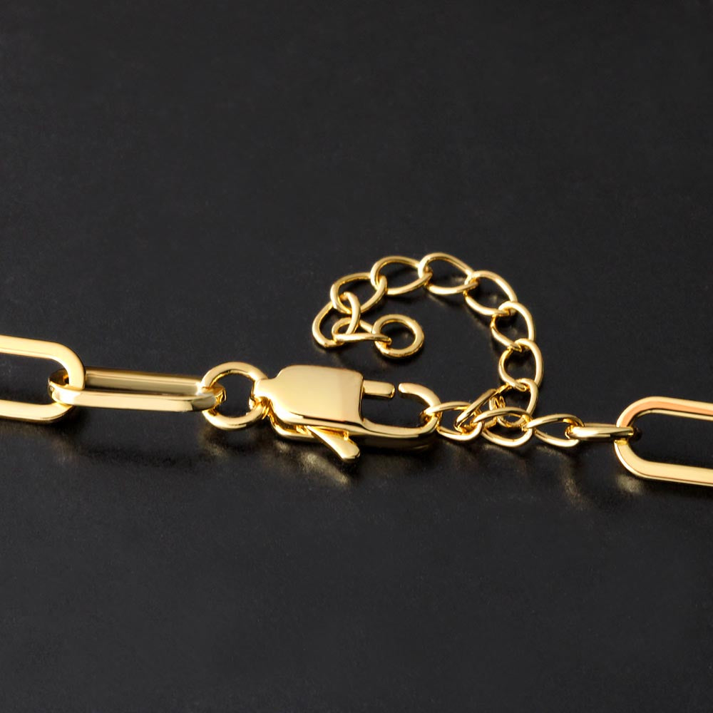 To My Daughter - Heartfelt Keepsake Paperclip Necklace