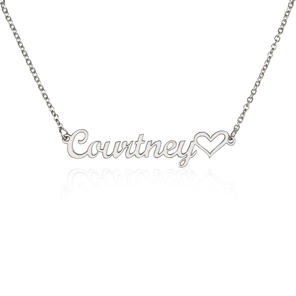 Heart Name Necklace - Customize Yourself