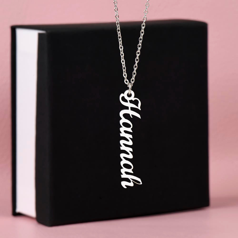 Vertical Name Necklace - Unisexy