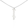 Vertical Name Necklace - Unisexy