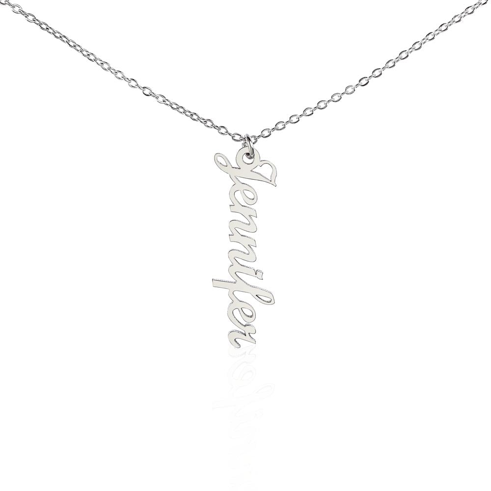 Vertical Name Necklace - Unisexy