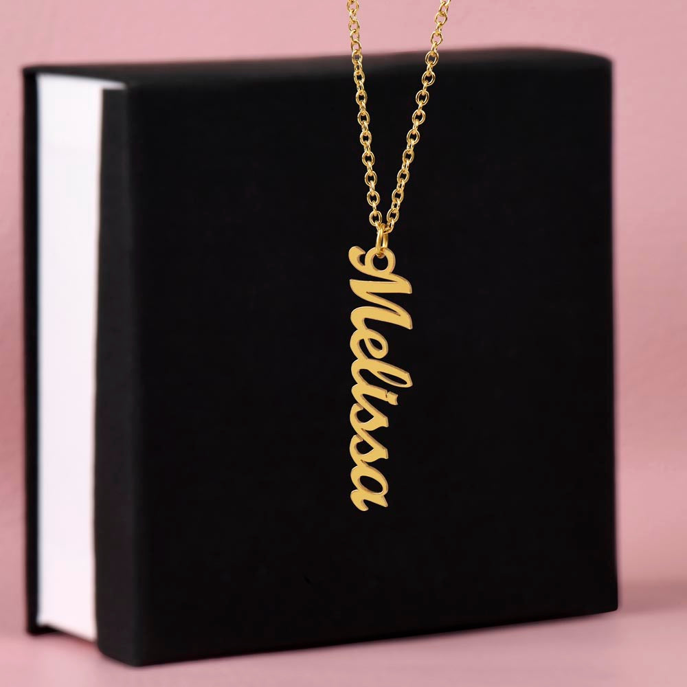 Vertical Name Necklace - Unisexy