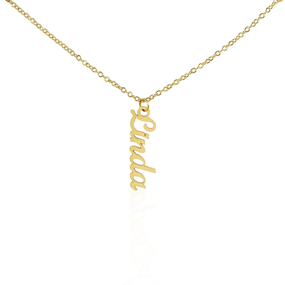 Vertical Name Necklace - Unisexy