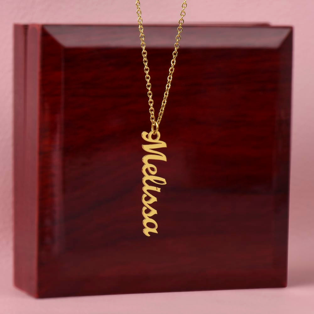 Vertical Name Necklace - Unisexy
