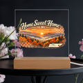 Lighted Acrylic -Home Sweet Home to Me - Tennessee Mountains