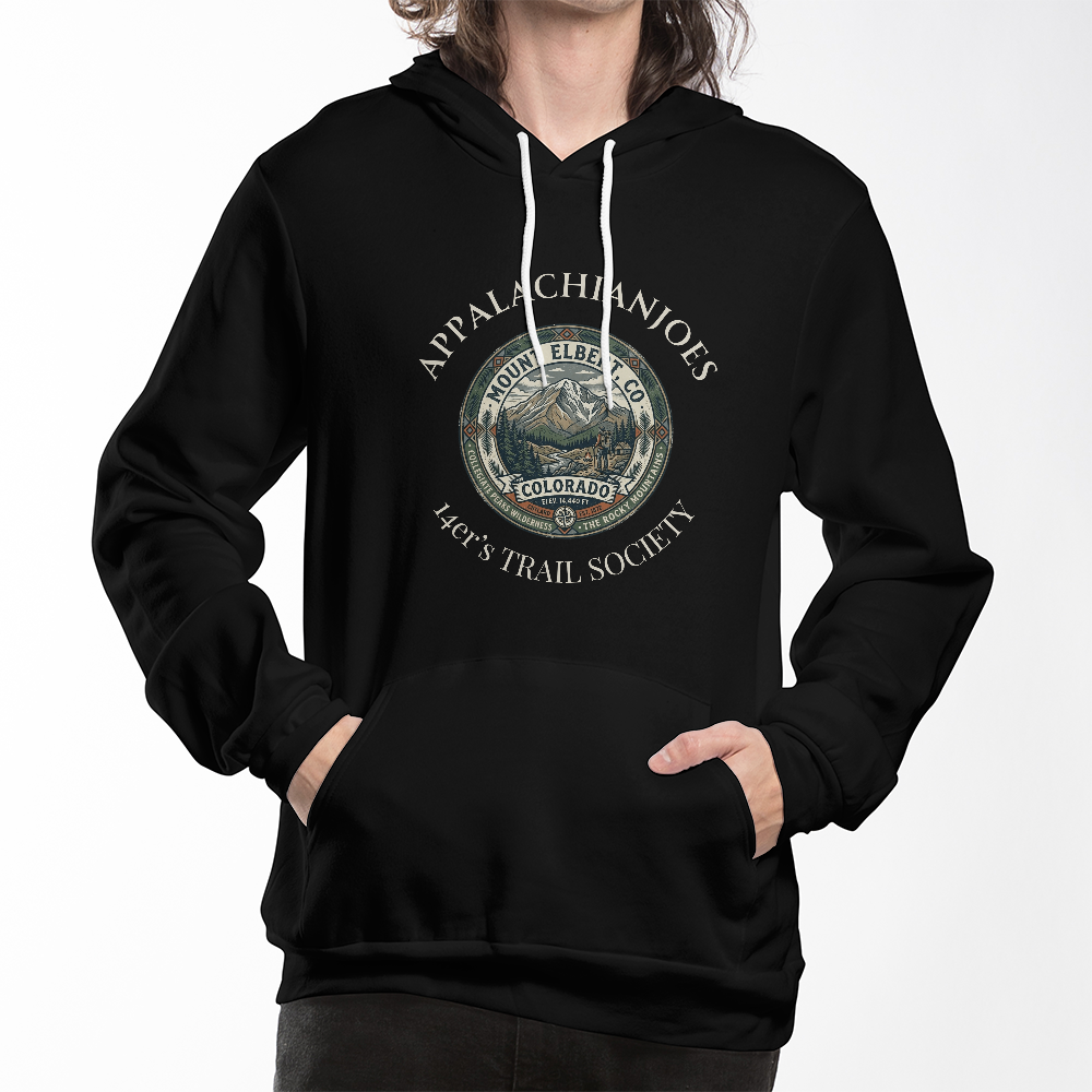 Mt. Elbert - Black Hoodie - 14er