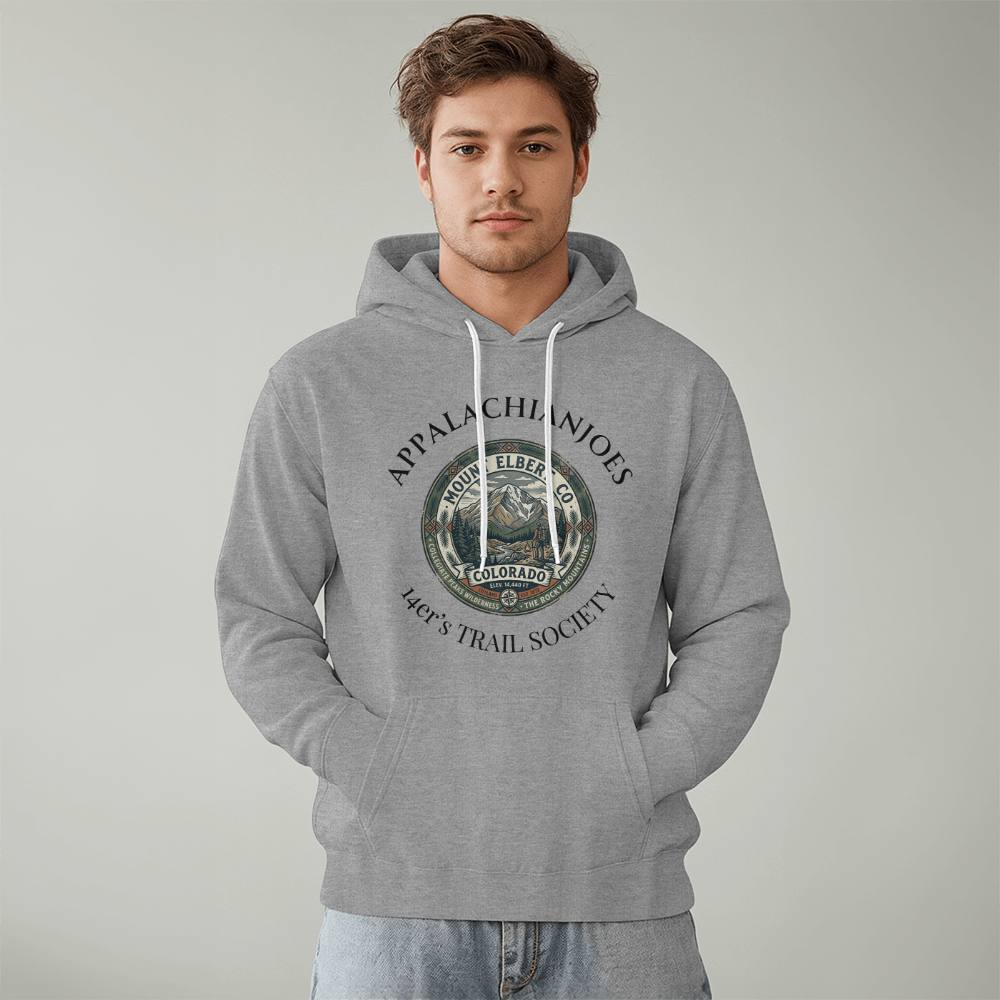 Mount Elbert Hike Hoodie- 14er's Trail Society - AppalachianJoes
