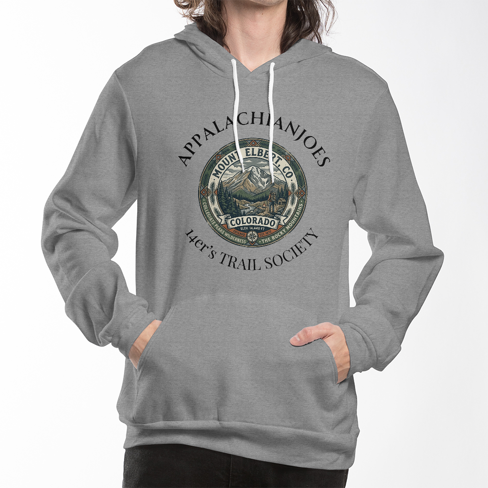 Mount Elbert Hike Hoodie- 14er's Trail Society - AppalachianJoes
