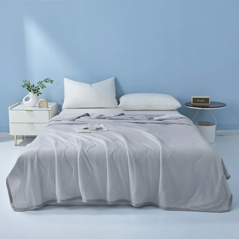 Appalachian Cool-Air Quilt with Double Side Cold & Cooling Fabric Technology- Summer Ice Silk Breathable Blanket